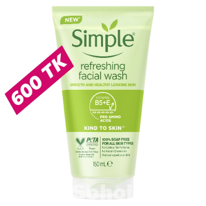 Simple refreshing facial wash 150 ml